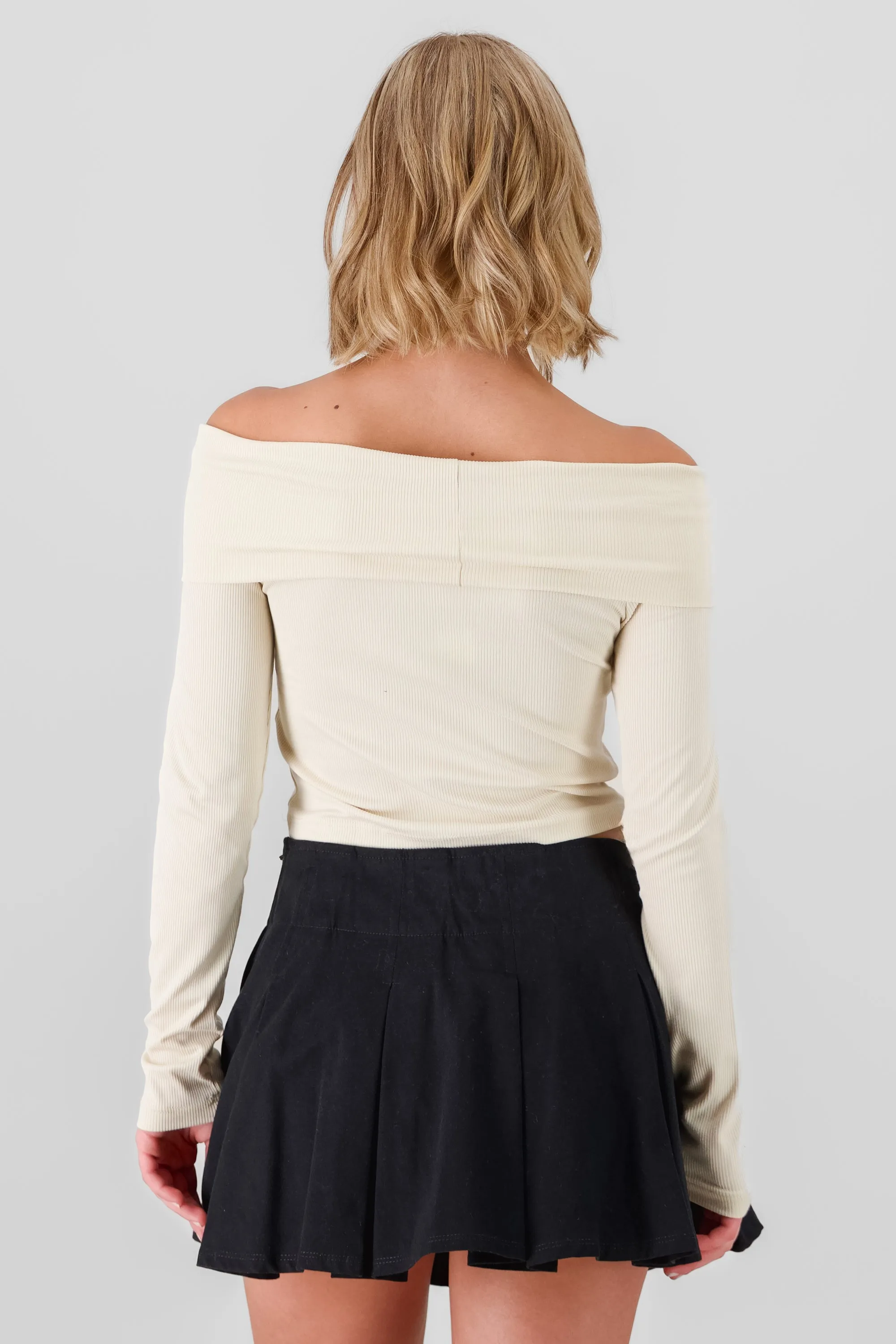 Blusa off shoulder rib sold by Shasa product image thumbnail 4