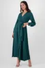 Vestido maxi manga larga con cinta escote V Hypste sold by Shasa