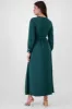 Vestido maxi manga larga con cinta escote V Hypste sold by Shasa