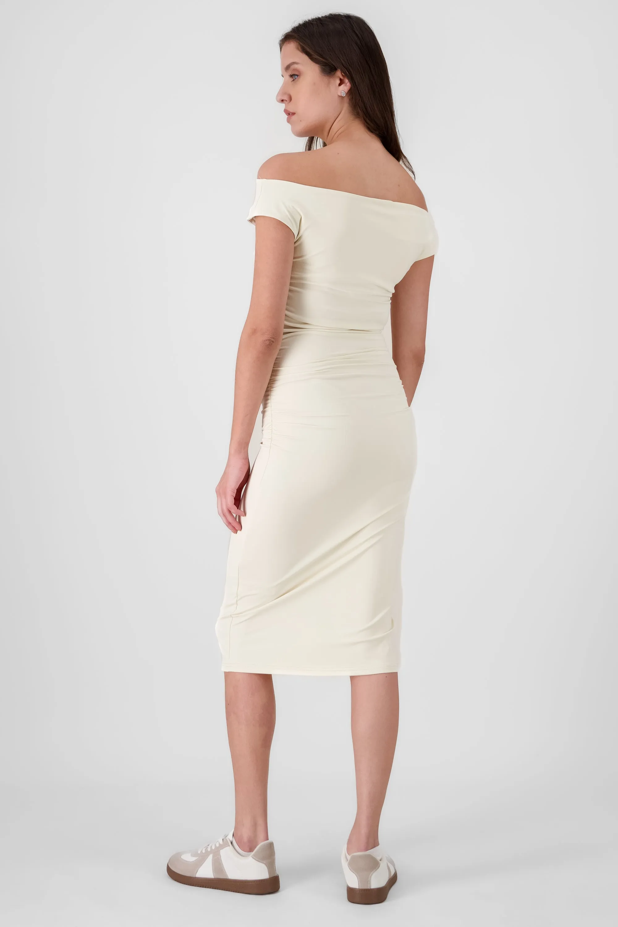 Vestido midi plisado liso sold by Shasa product image thumbnail 4