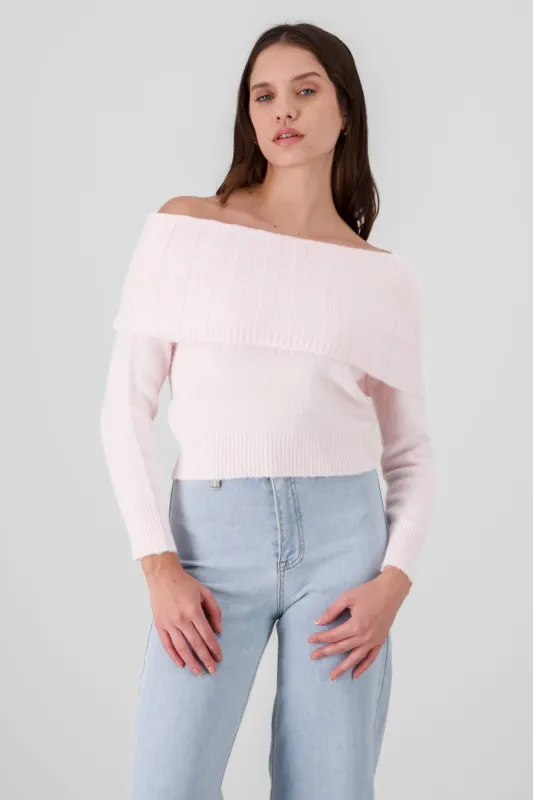 Sueter sin hombros grueso sold by Shasa