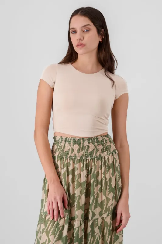 Top doble tela manga corta sold by Shasa