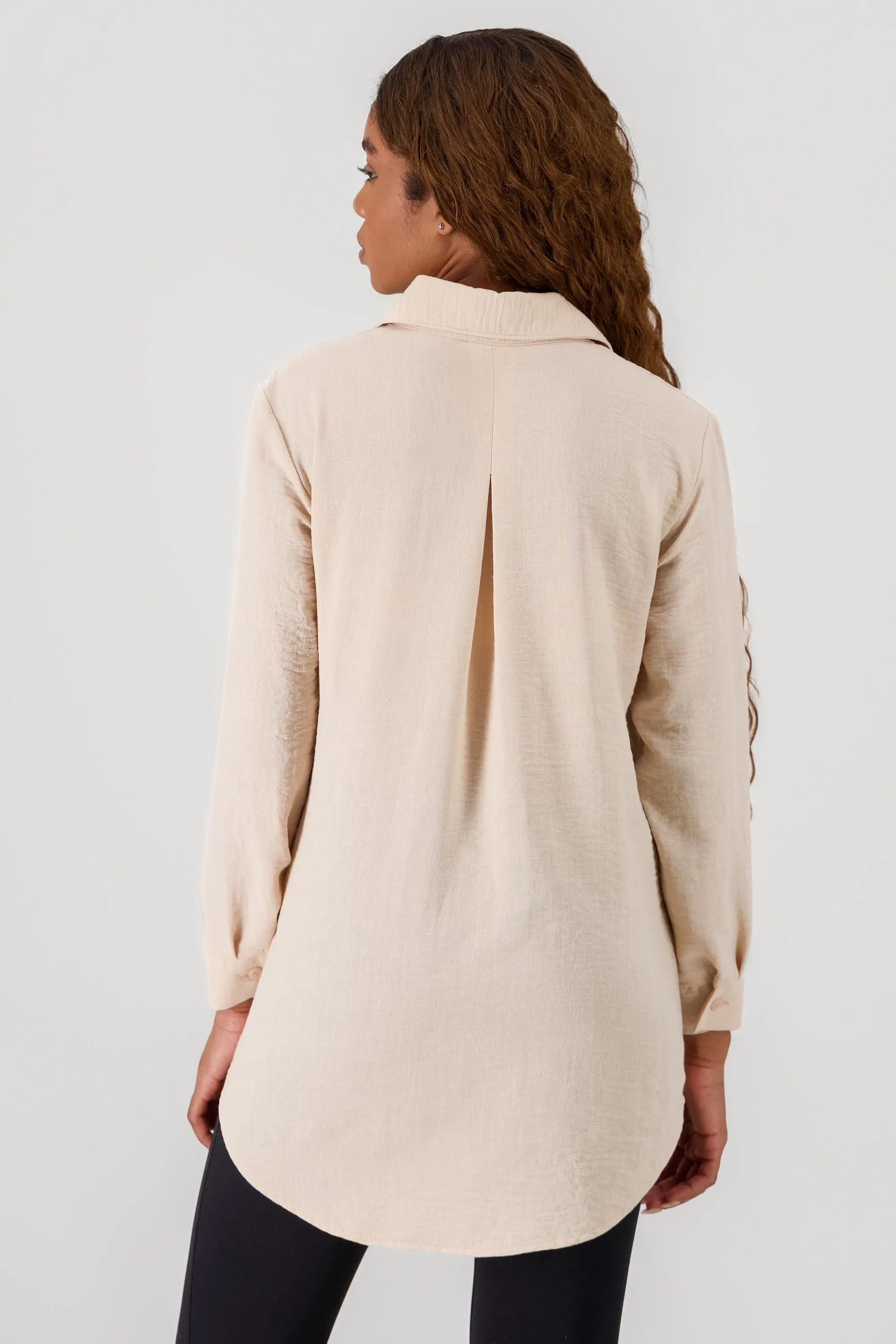 camisa fluida manga larga sold by Shasa product image thumbnail 4