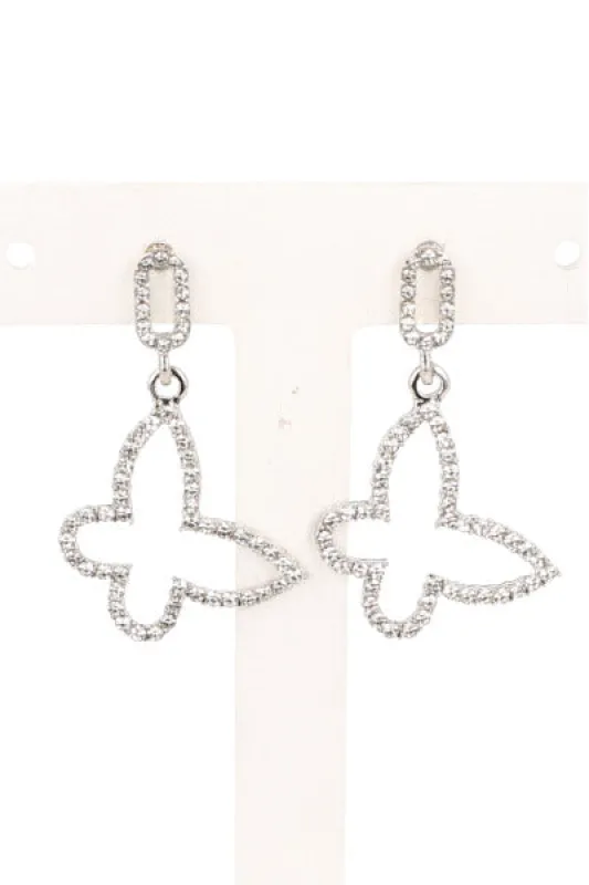 Aretes Mariposa Brillos sold by Shasa
