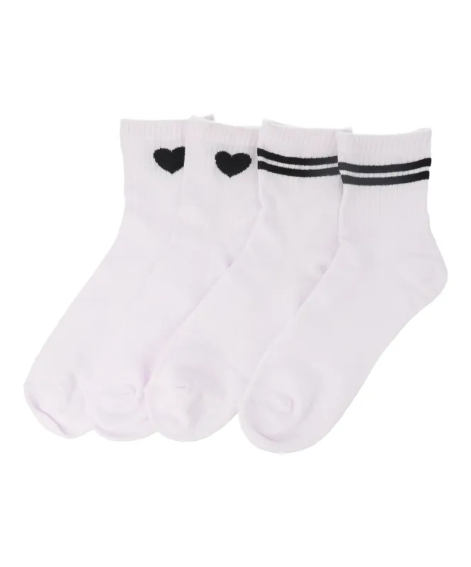 2 Pack Calcetin Raya Corazon sold by Shasa