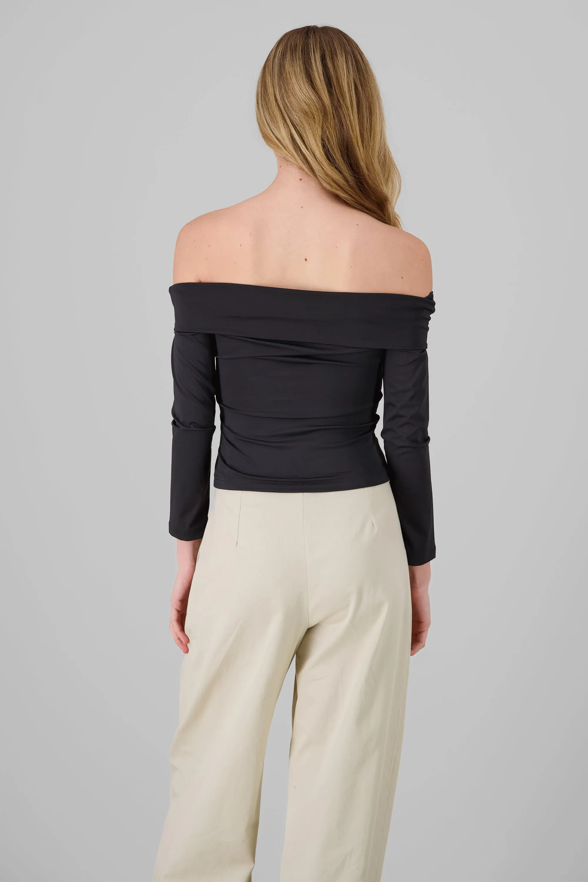 Top off shoulder manga larga sold by Shasa product image thumbnail 4