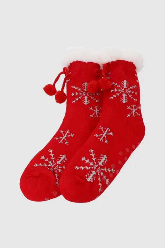 Pantucalcetas diseño navideño sold by Shasa