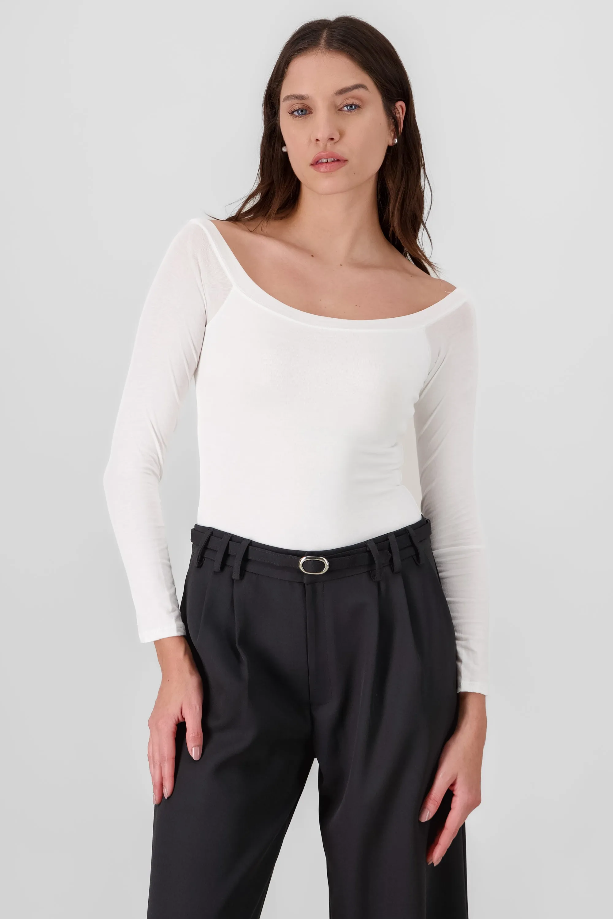 Body sin hombros liso manga larga sold by Shasa product image thumbnail 2