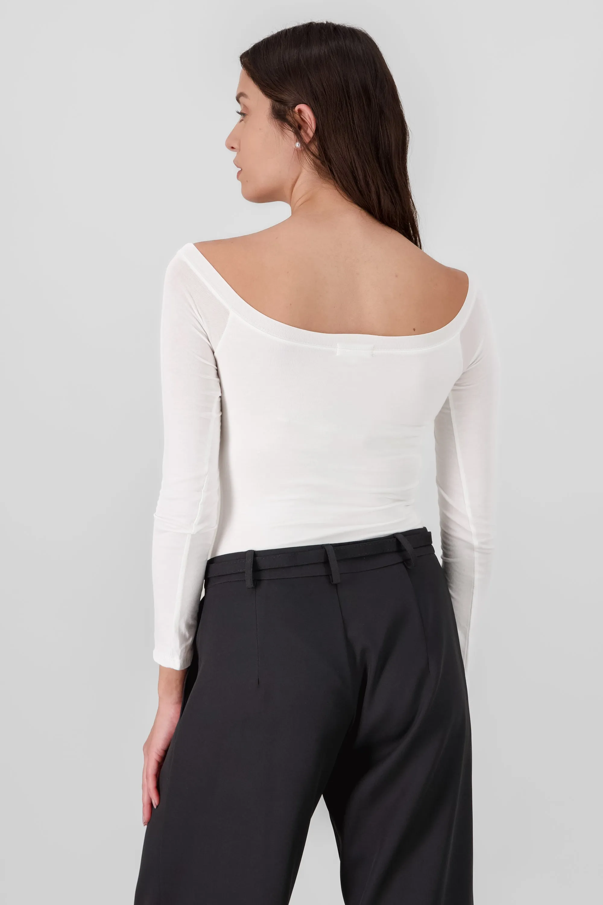 Body sin hombros liso manga larga sold by Shasa product image thumbnail 4