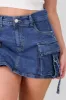 Falda Short 2 Bolsas Con Tiras sold by Shasa