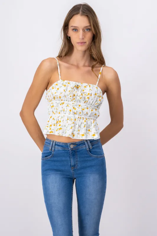 Blusa tirantes estampado flores sold by Shasa