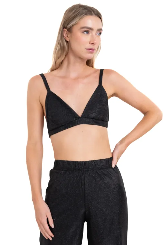 Top crop tirantes brillos sold by Shasa
