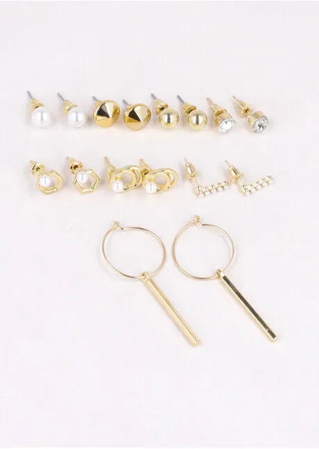 8 Pr Aretes Circulo sold by Shasa product image thumbnail 2