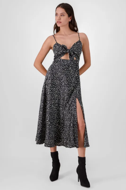 Vestido midi animal print sold by Shasa