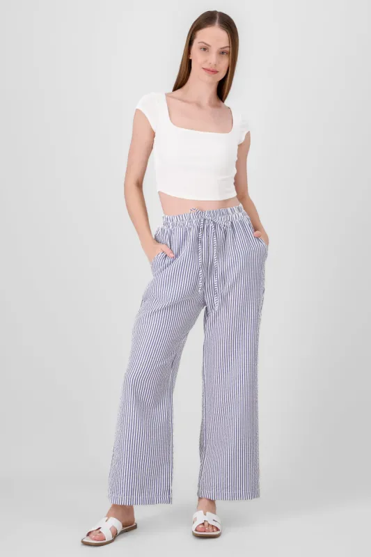 Pantalon rayas detalle bolsas sold by Shasa