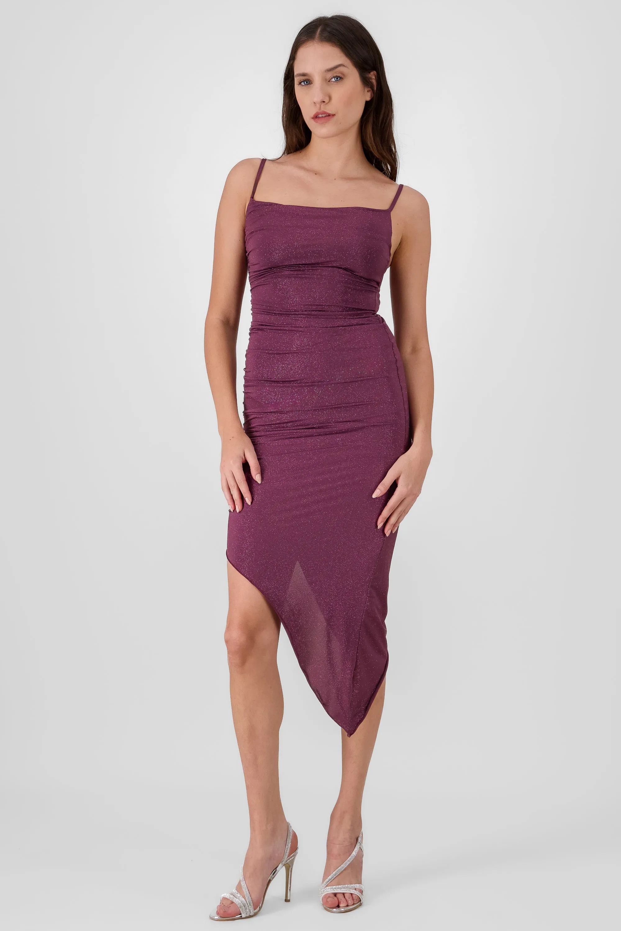 Vestido midi asimetrico brillos sold by Shasa product image thumbnail 2
