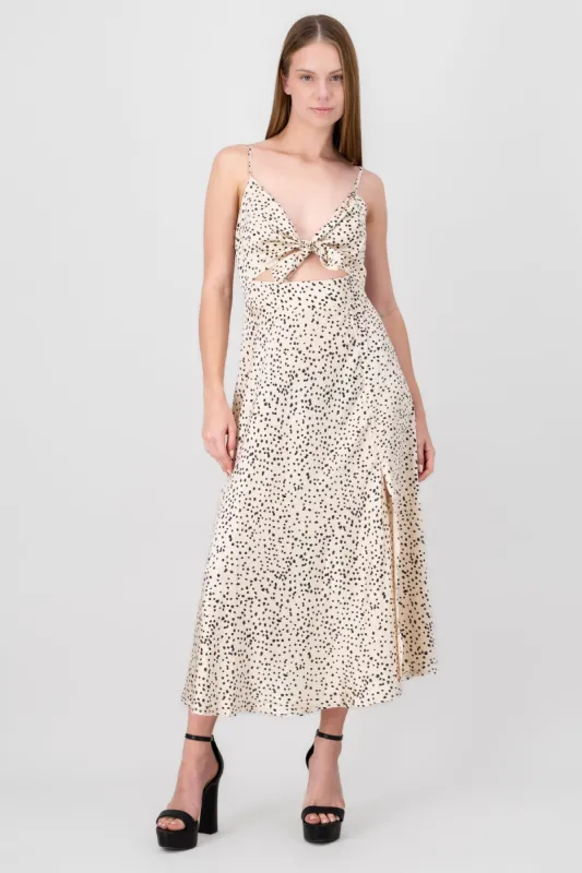 Vestido midi animal print sold by Shasa