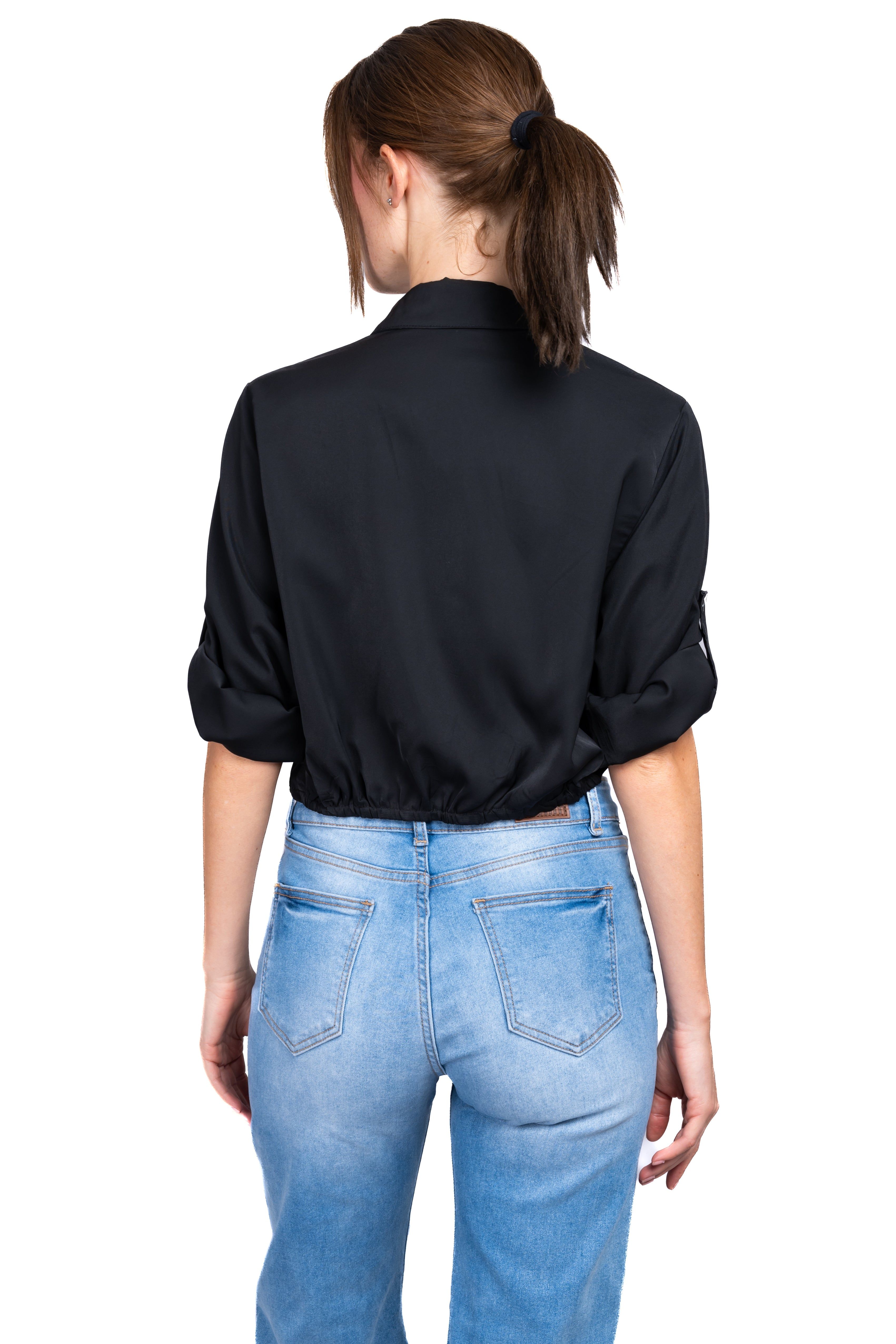 Camisa brillos detalle nudo sold by Shasa product image thumbnail 4