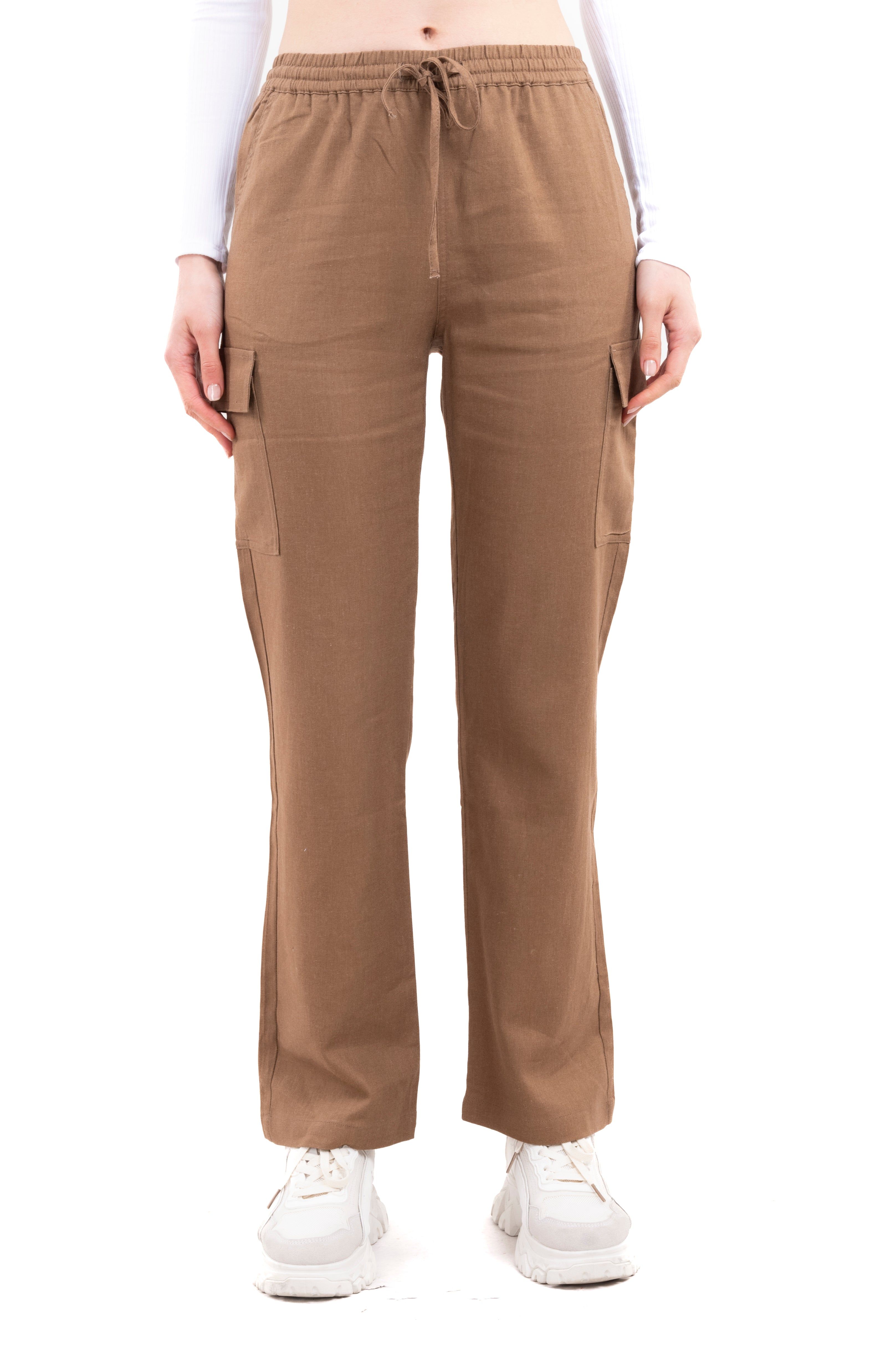 Pantalón recto cargo elástico sold by Shasa