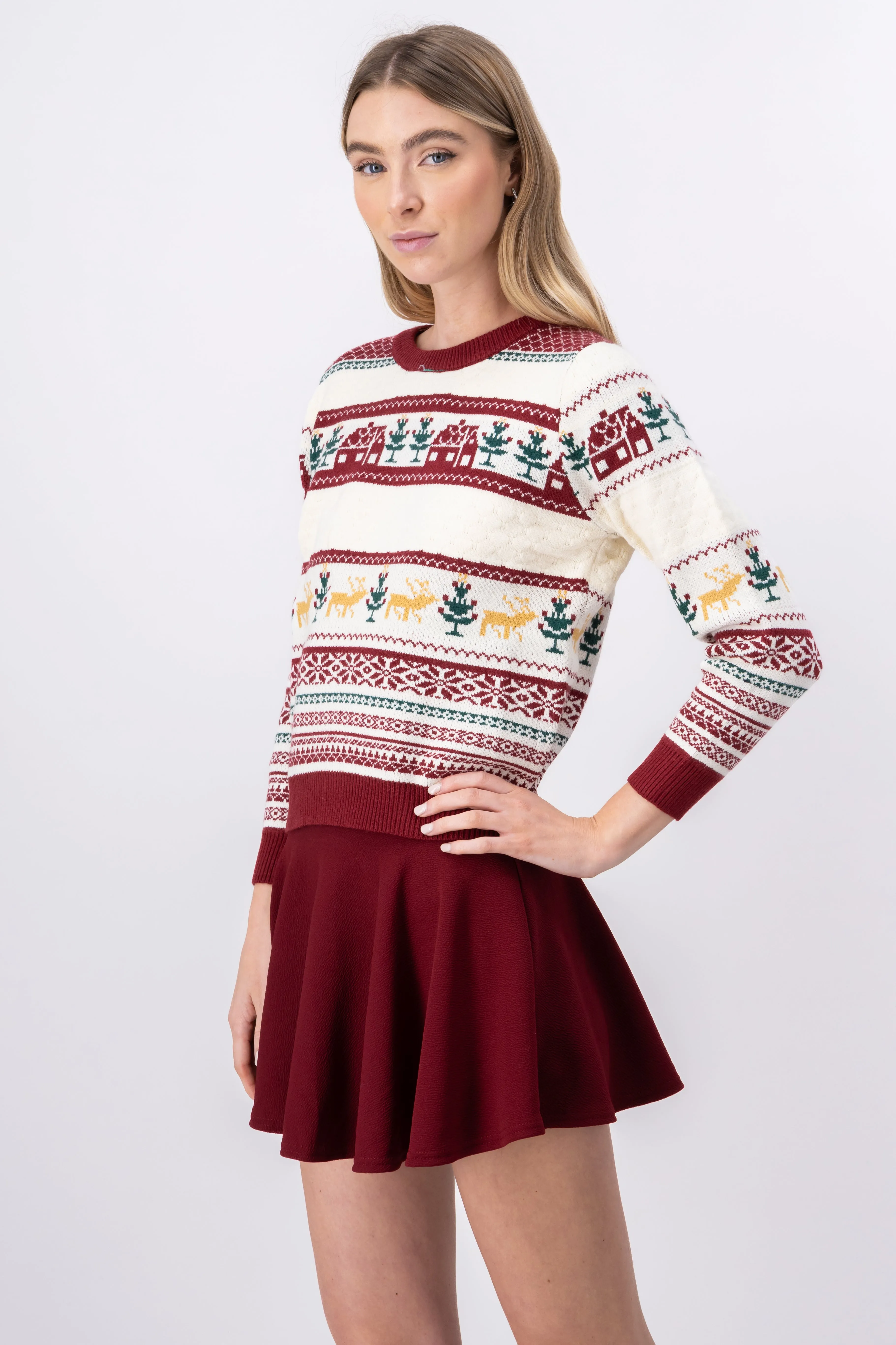 Suéter navideño casitas sold by Shasa product image thumbnail 3