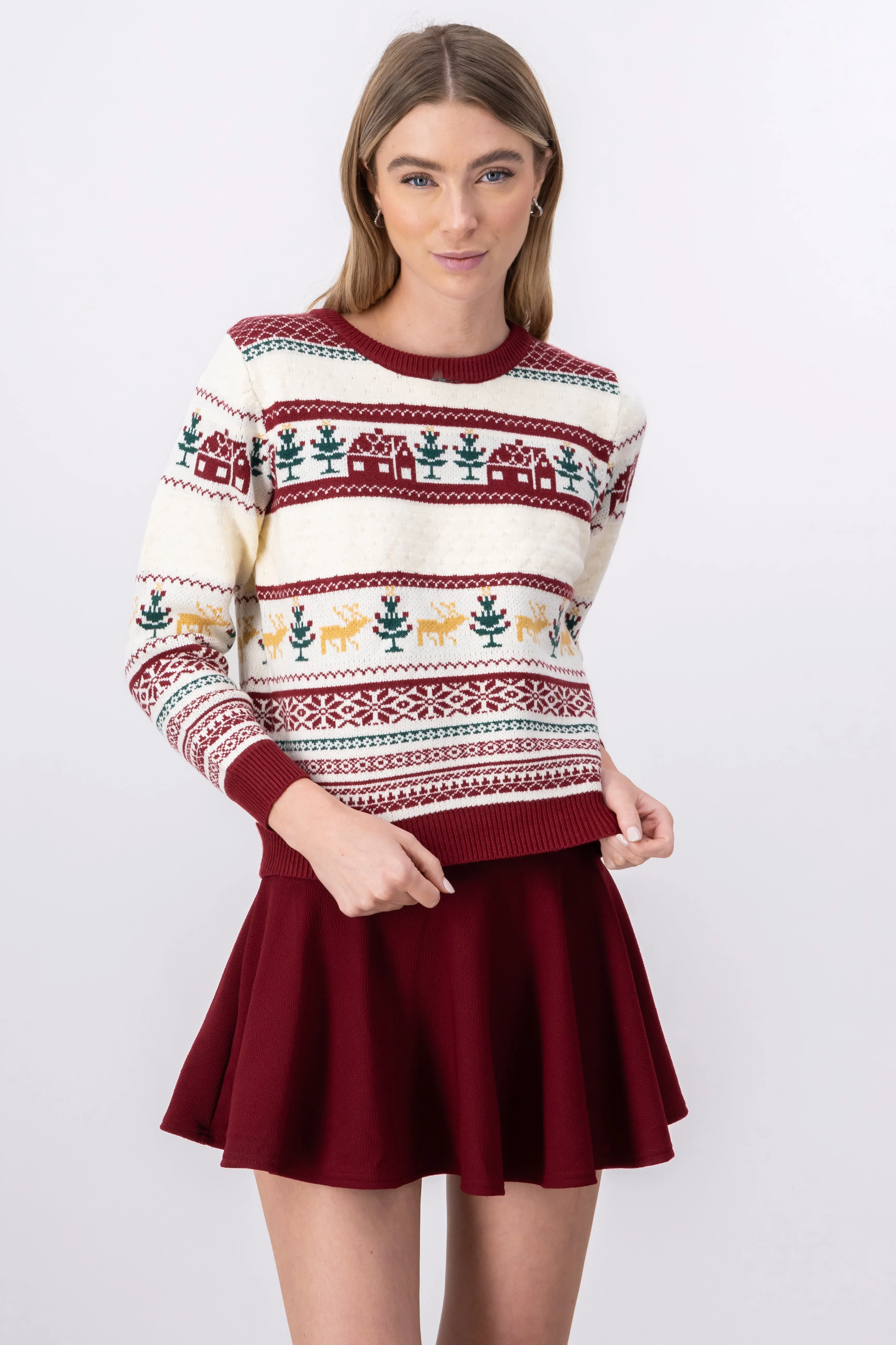 Suéter navideño casitas sold by Shasa product image thumbnail 2