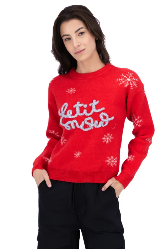 Suéter navideño Let it Snow sold by Shasa