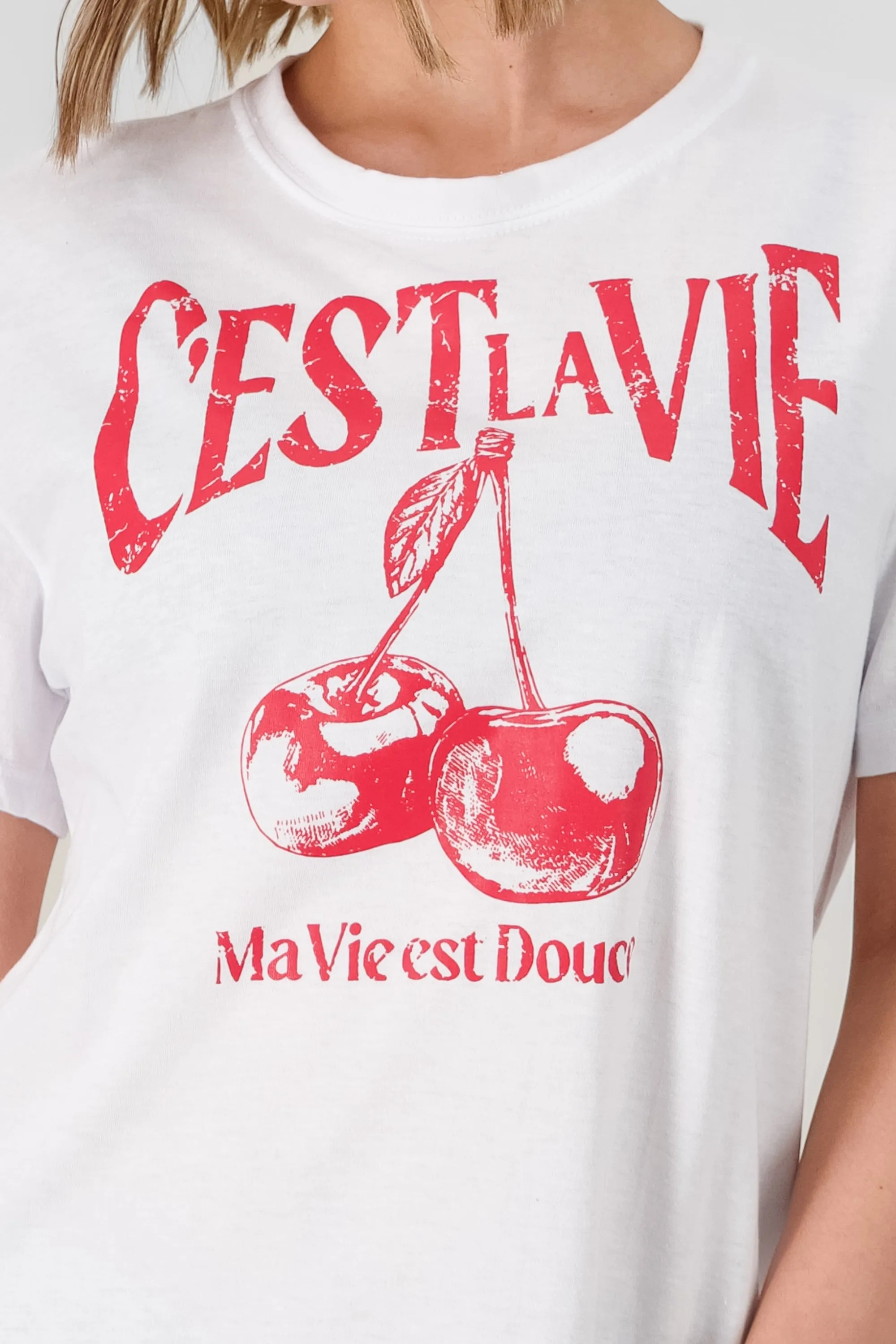 Playera manga corta estampado cerezas sold by Shasa product image thumbnail 5