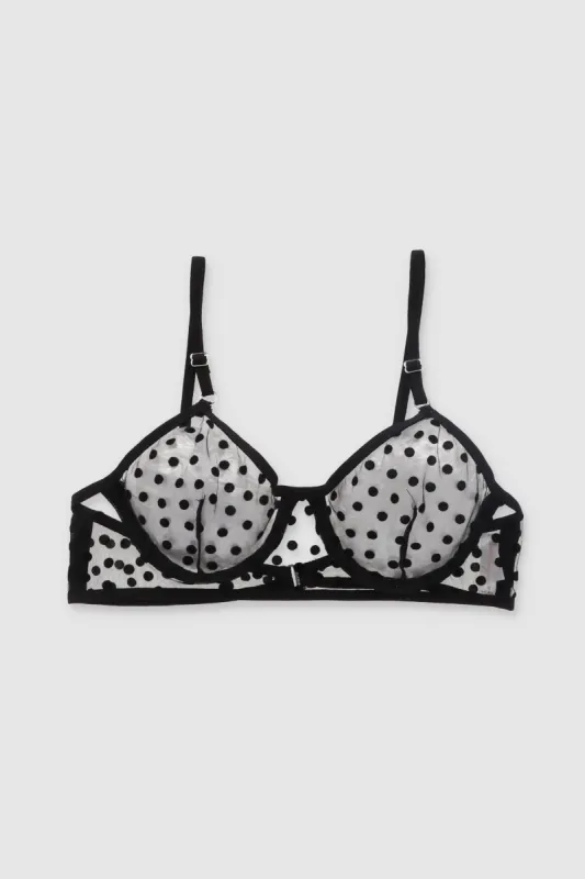 Bralette luniperla transparencia sold by Shasa