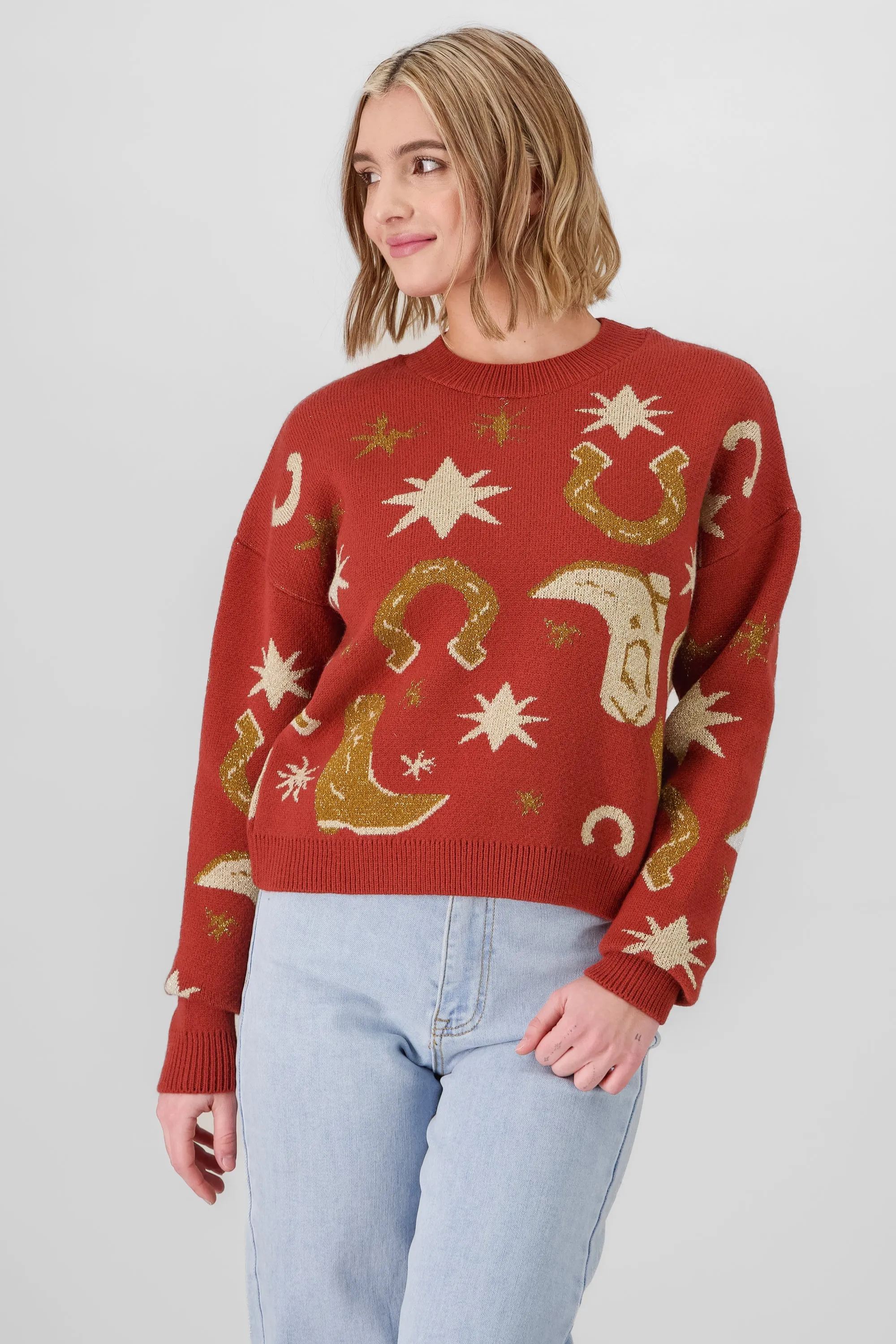 Sueter estampado cowboy detalle brillos sold by Shasa product image thumbnail 2