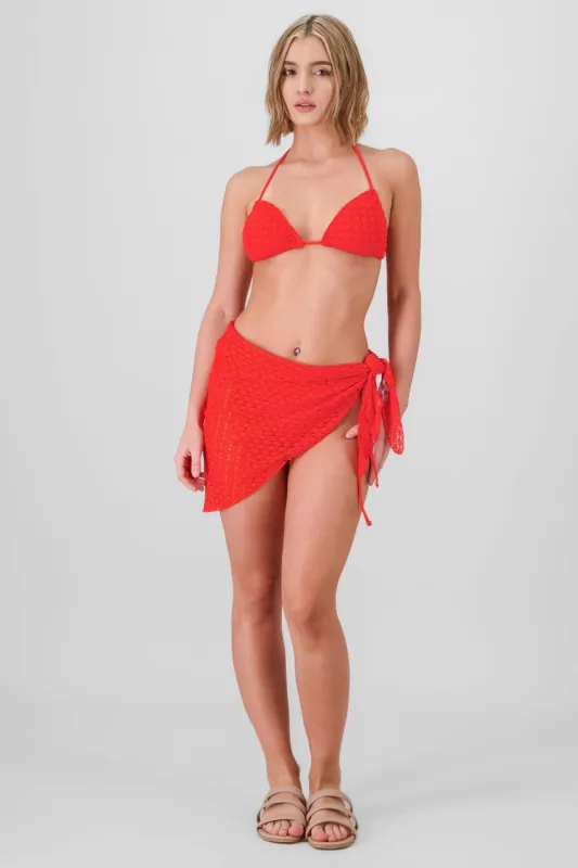 Bikini tres pzs tipo crochet sold by Shasa