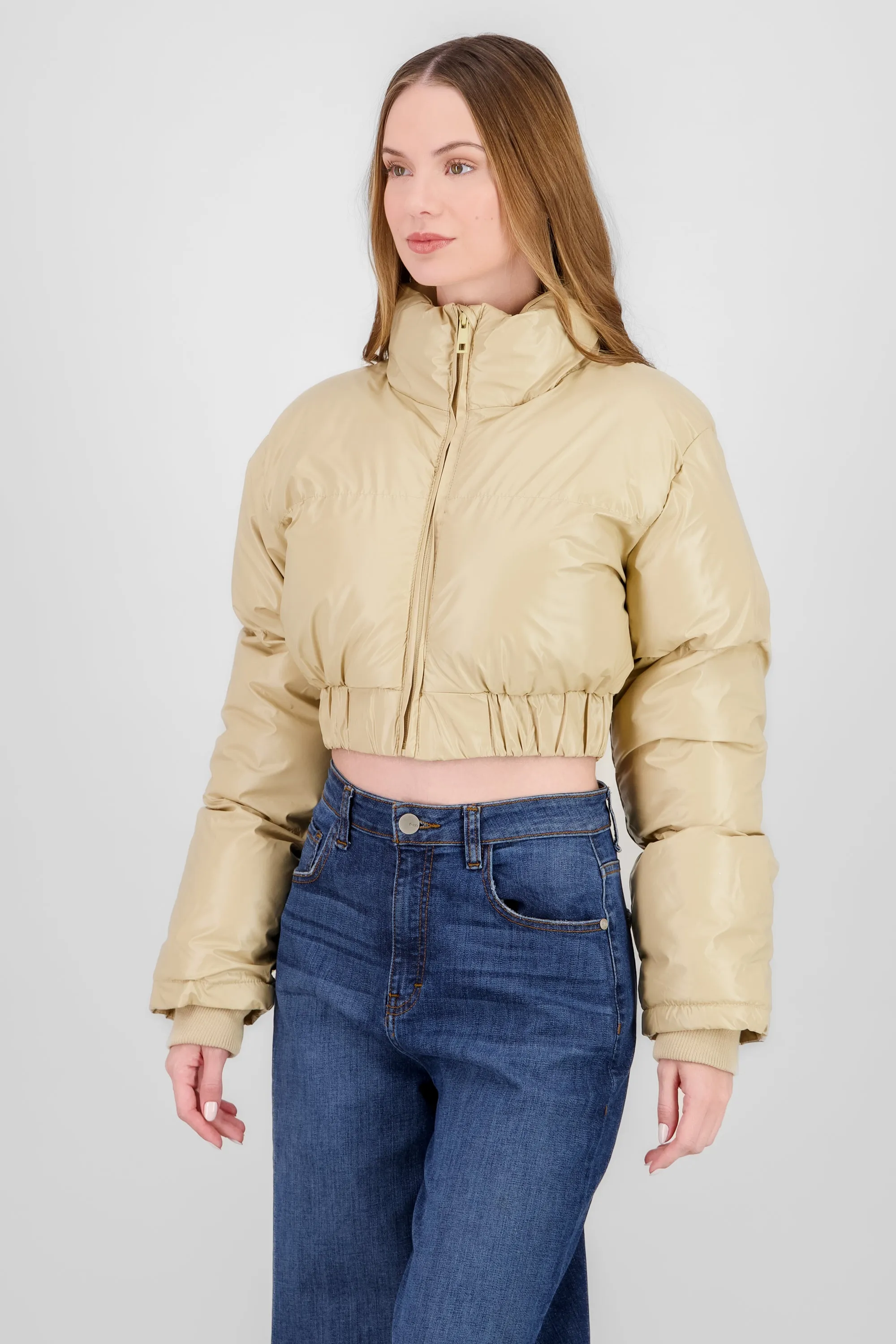 Chamarra crop capitonada sold by Shasa product image thumbnail 3