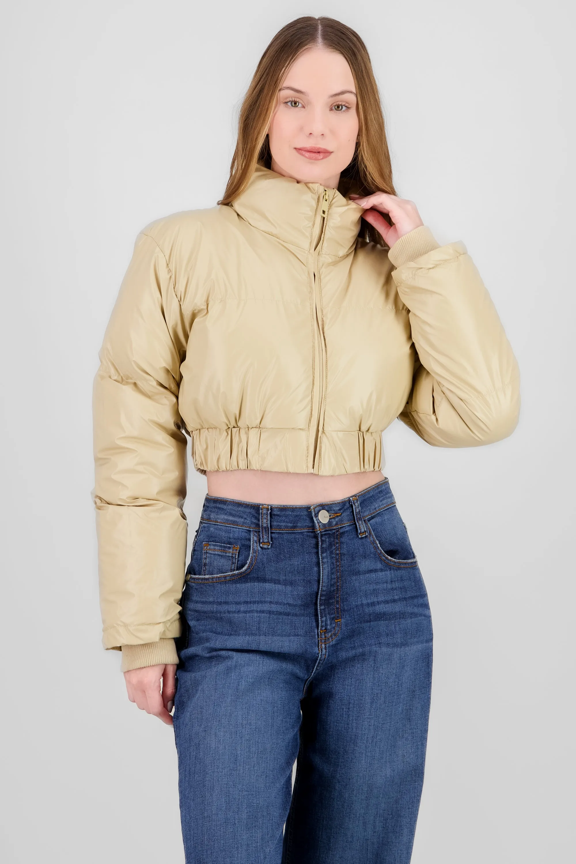 Chamarra crop capitonada sold by Shasa product image thumbnail 2