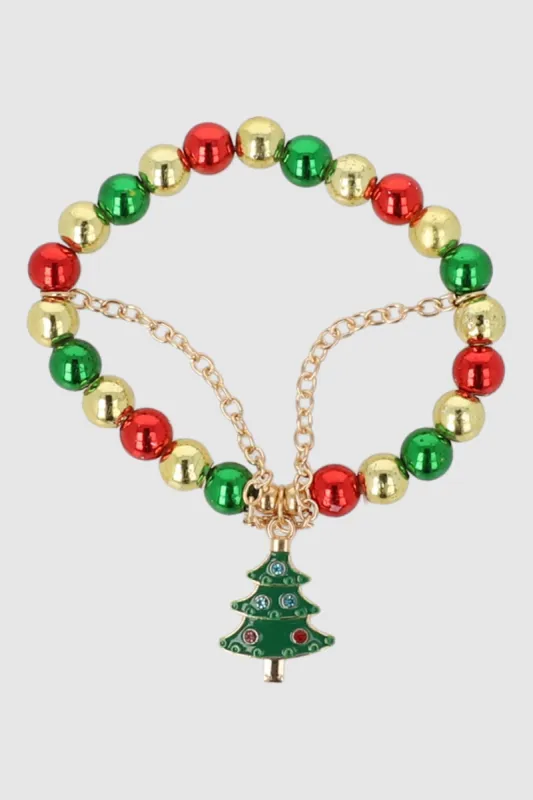 Pulsera 2 lineas navidad sold by Shasa