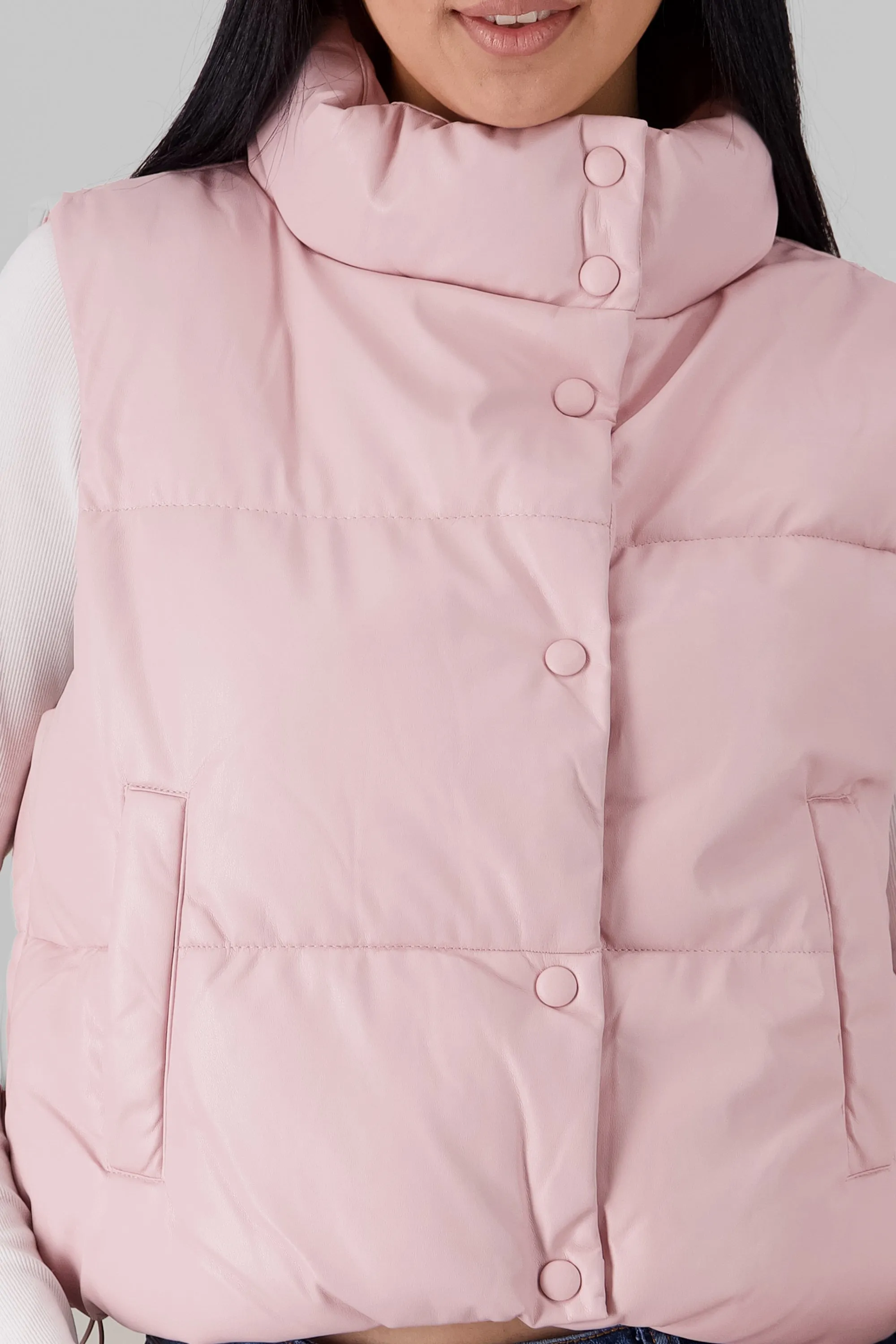 Chaleco capitonado PU corto sold by Shasa product image thumbnail 5