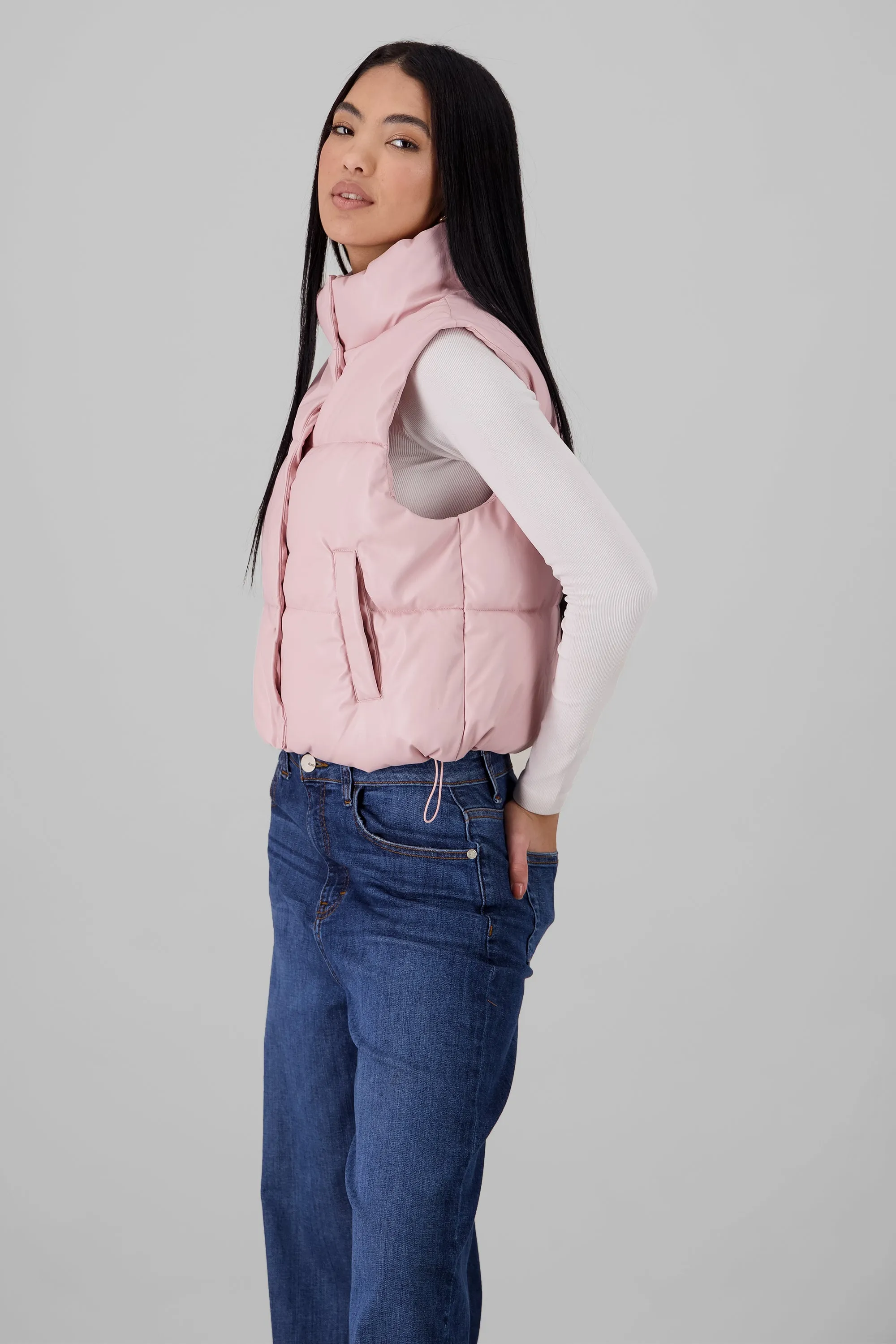 Chaleco capitonado PU corto sold by Shasa product image thumbnail 3