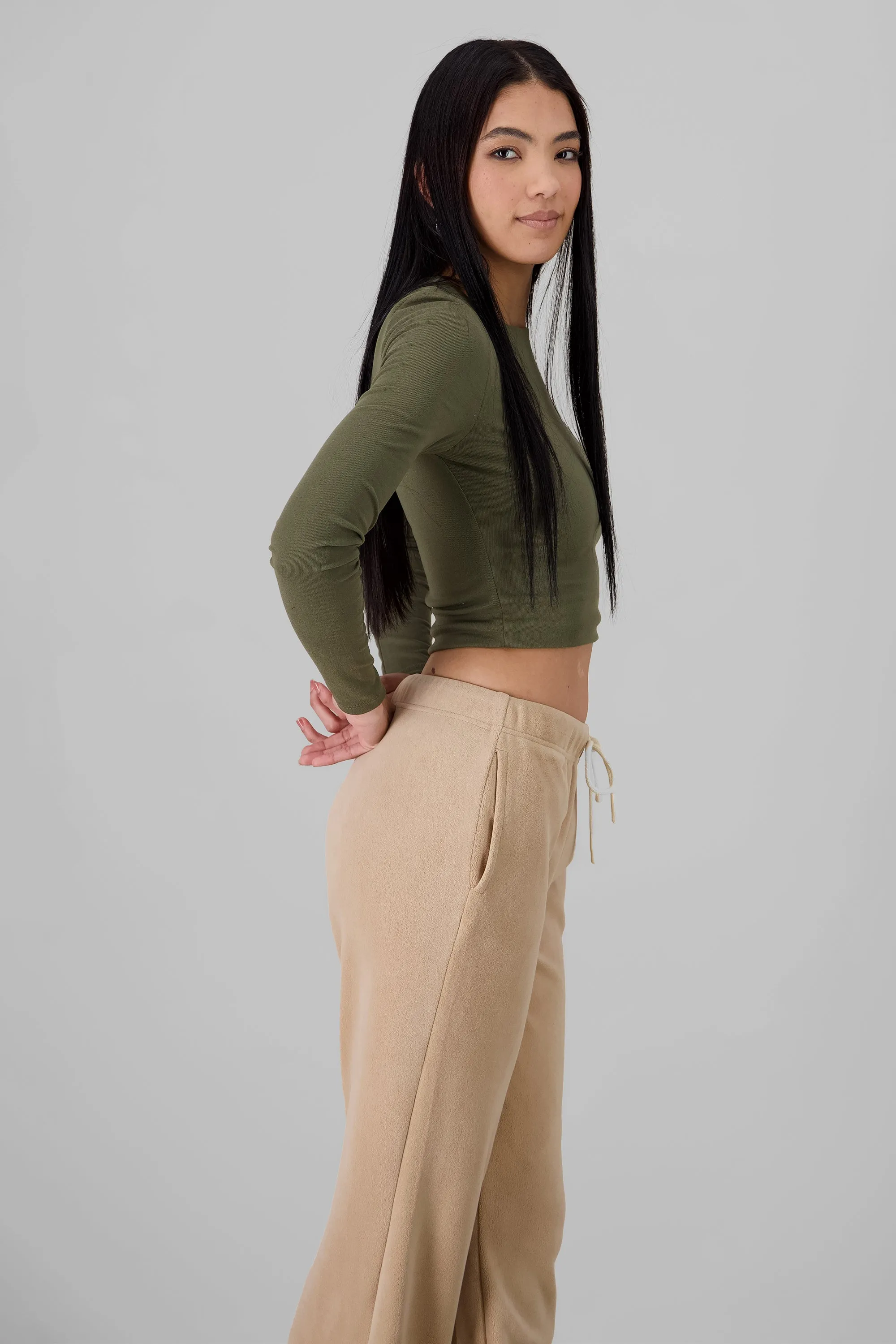 Top manga larga doble tela escote redondo sold by Shasa product image thumbnail 3