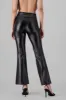 Pantalones flare PU pretina ancha sold by Shasa