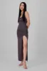 Vestido tirantes midi liso detalle abertura sold by Shasa