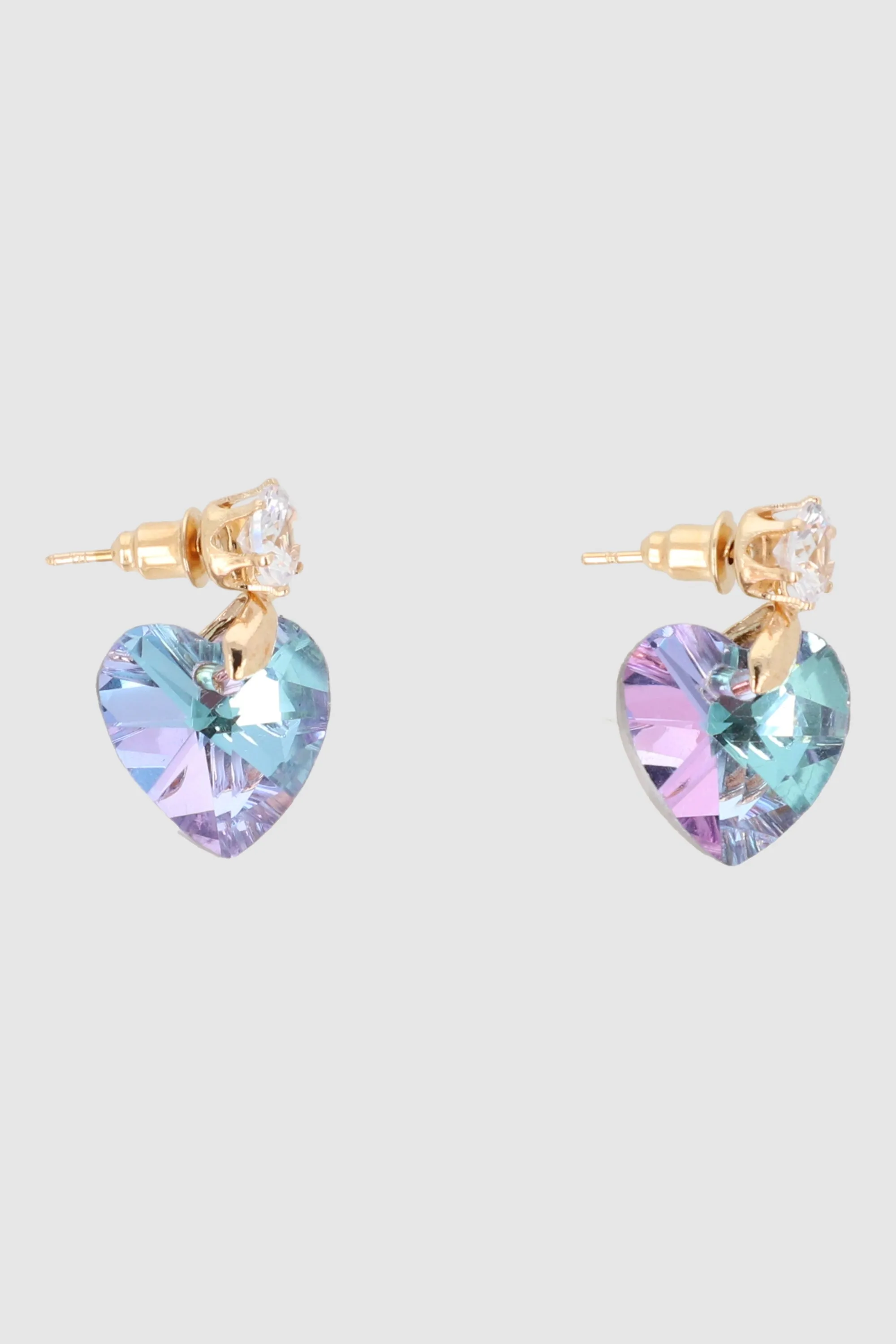 Aretes Corazón Cristal sold by Shasa