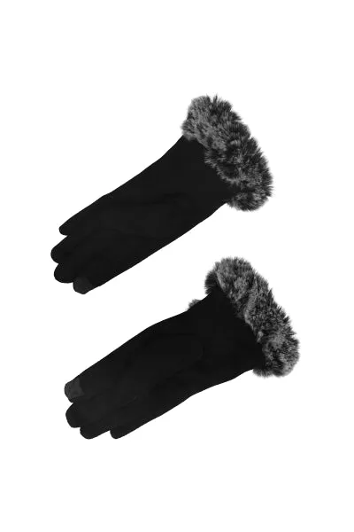 Guantes gamuza detalle peluche bicolor sold by Shasa product image thumbnail 2