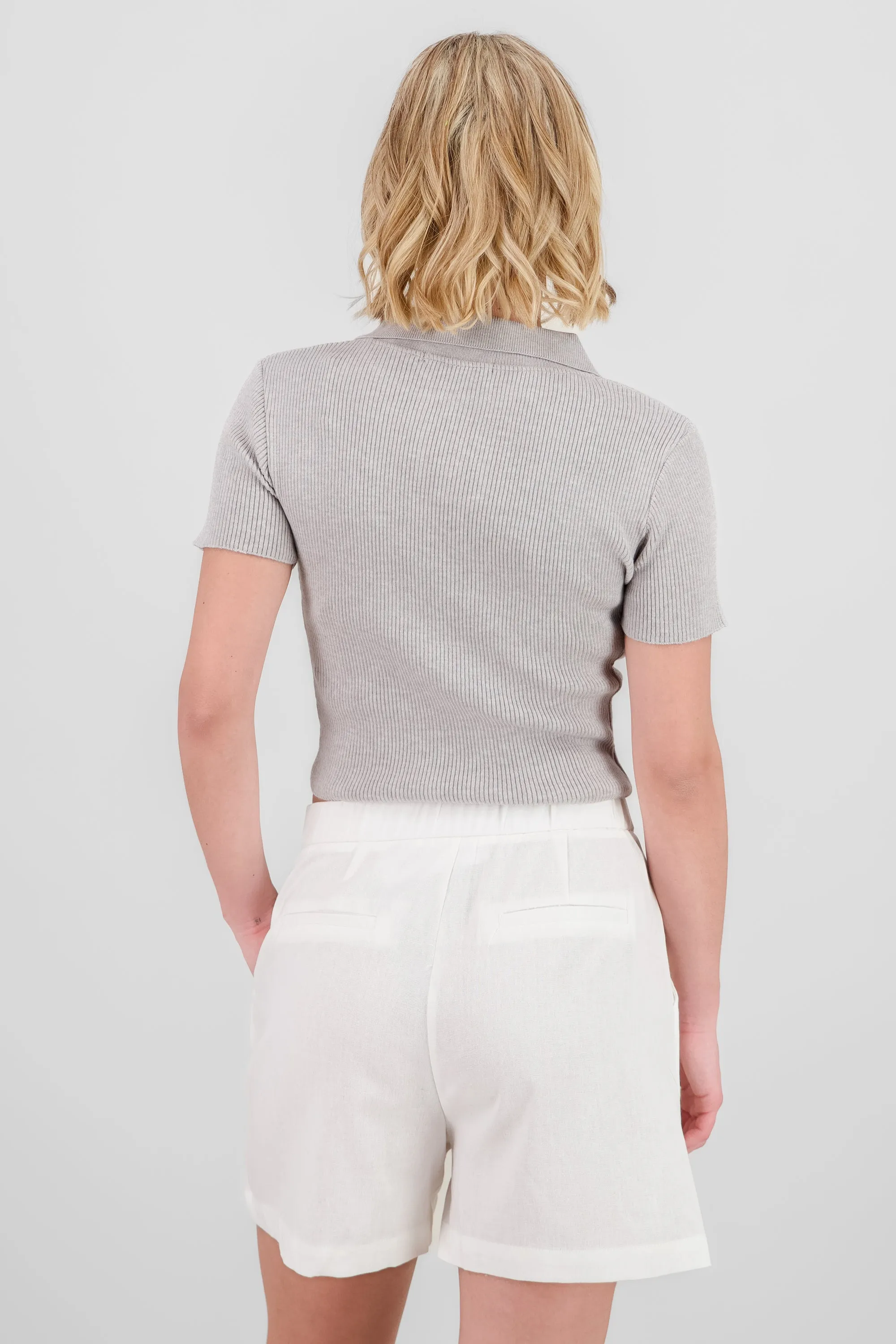 Top tejido cuello polo manga corta sold by Shasa product image thumbnail 4