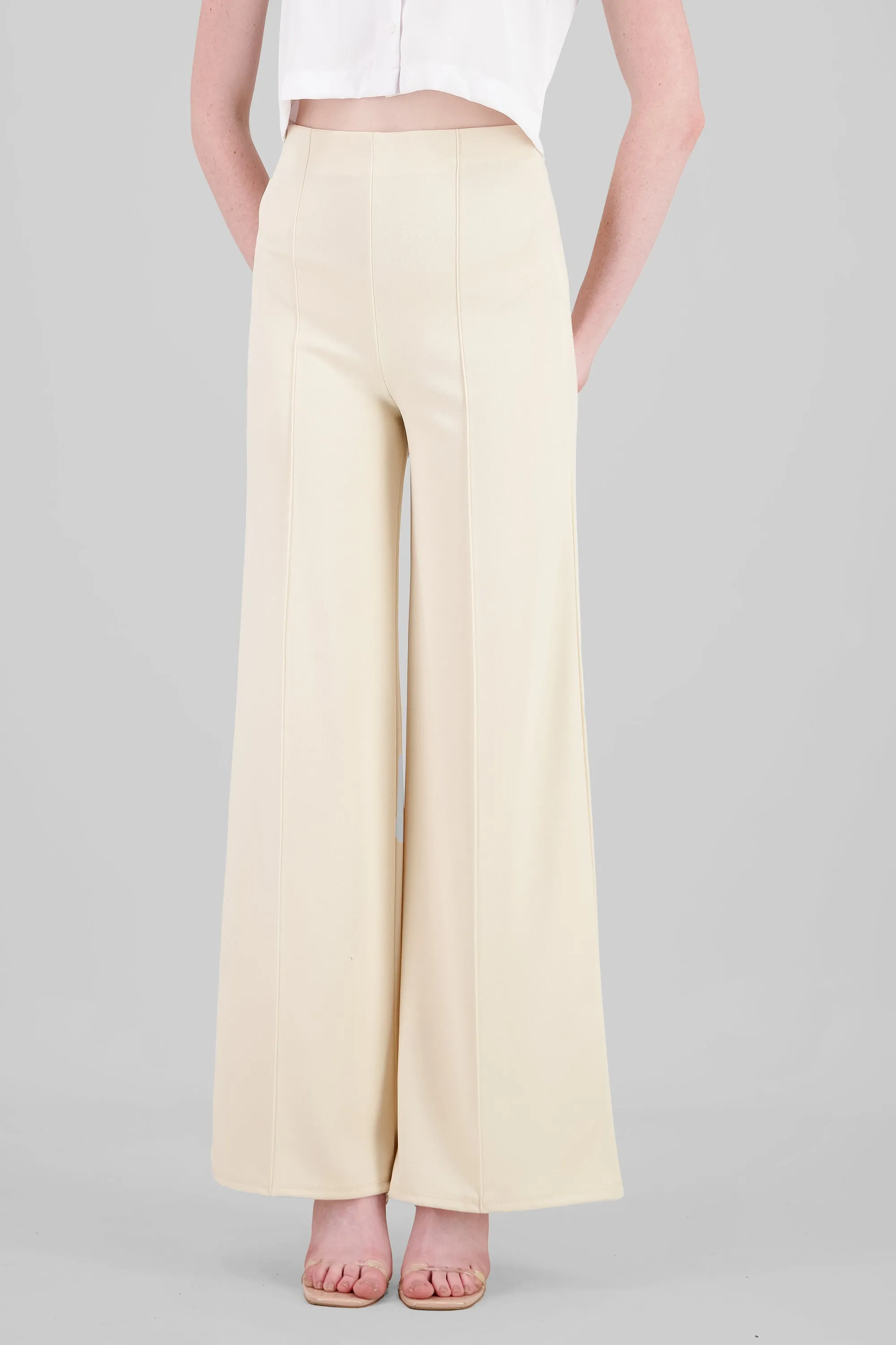 Pantalón Wide Leg Cintura Alta Costuras sold by Shasa product image thumbnail 2