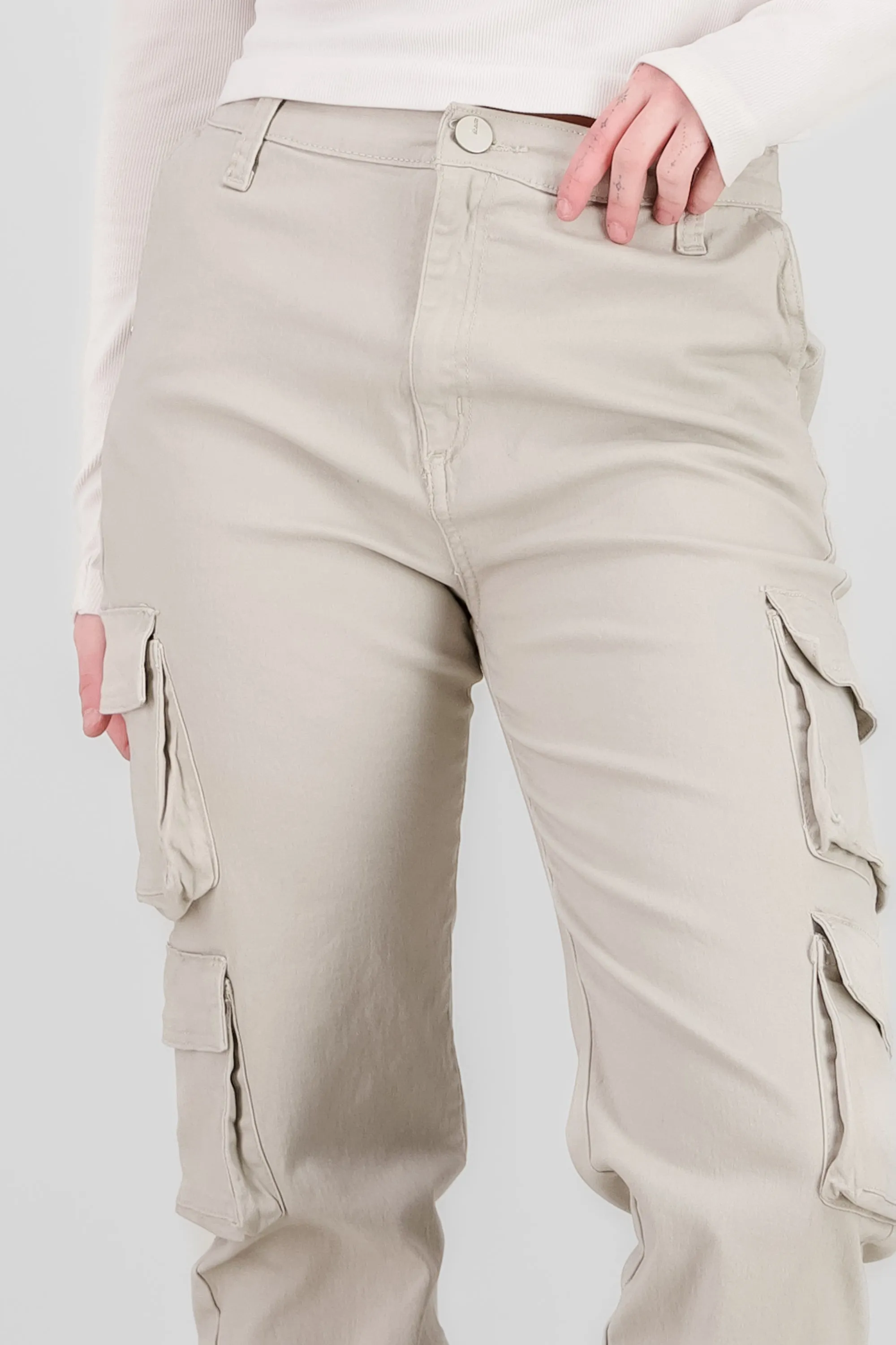 Jeans cargo monocolor sold by Shasa product image thumbnail 5