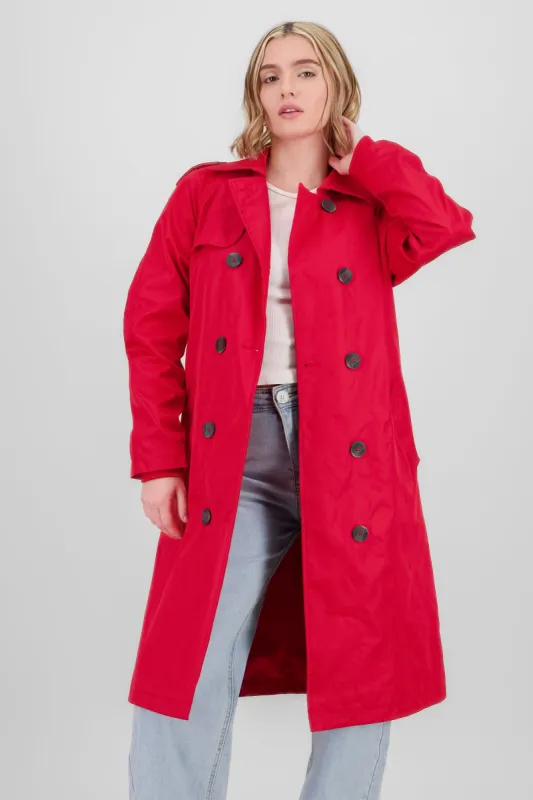 Gabardina larga detalle botones sold by Shasa