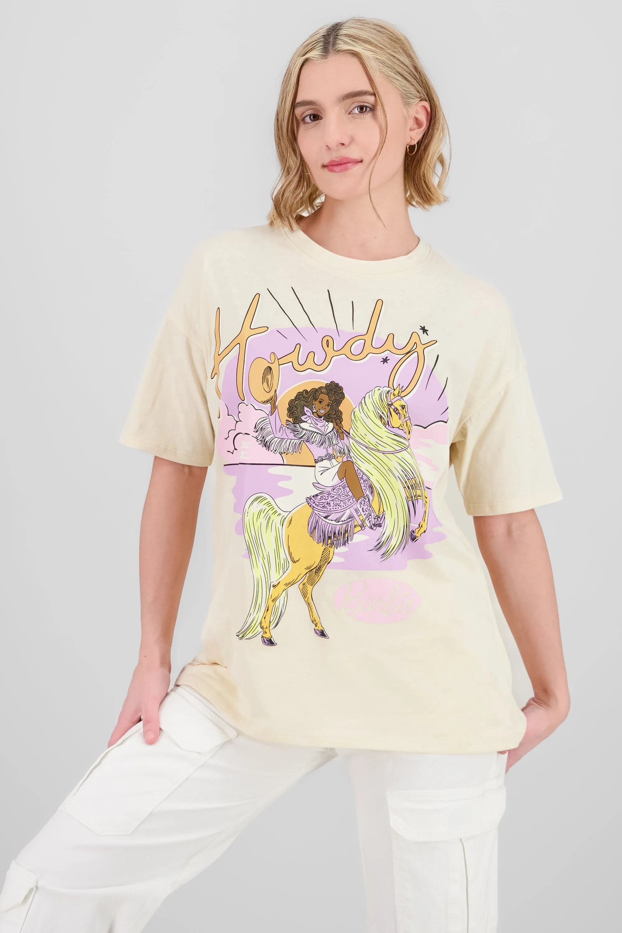 Playera barbie caballo manga corta sold by Shasa