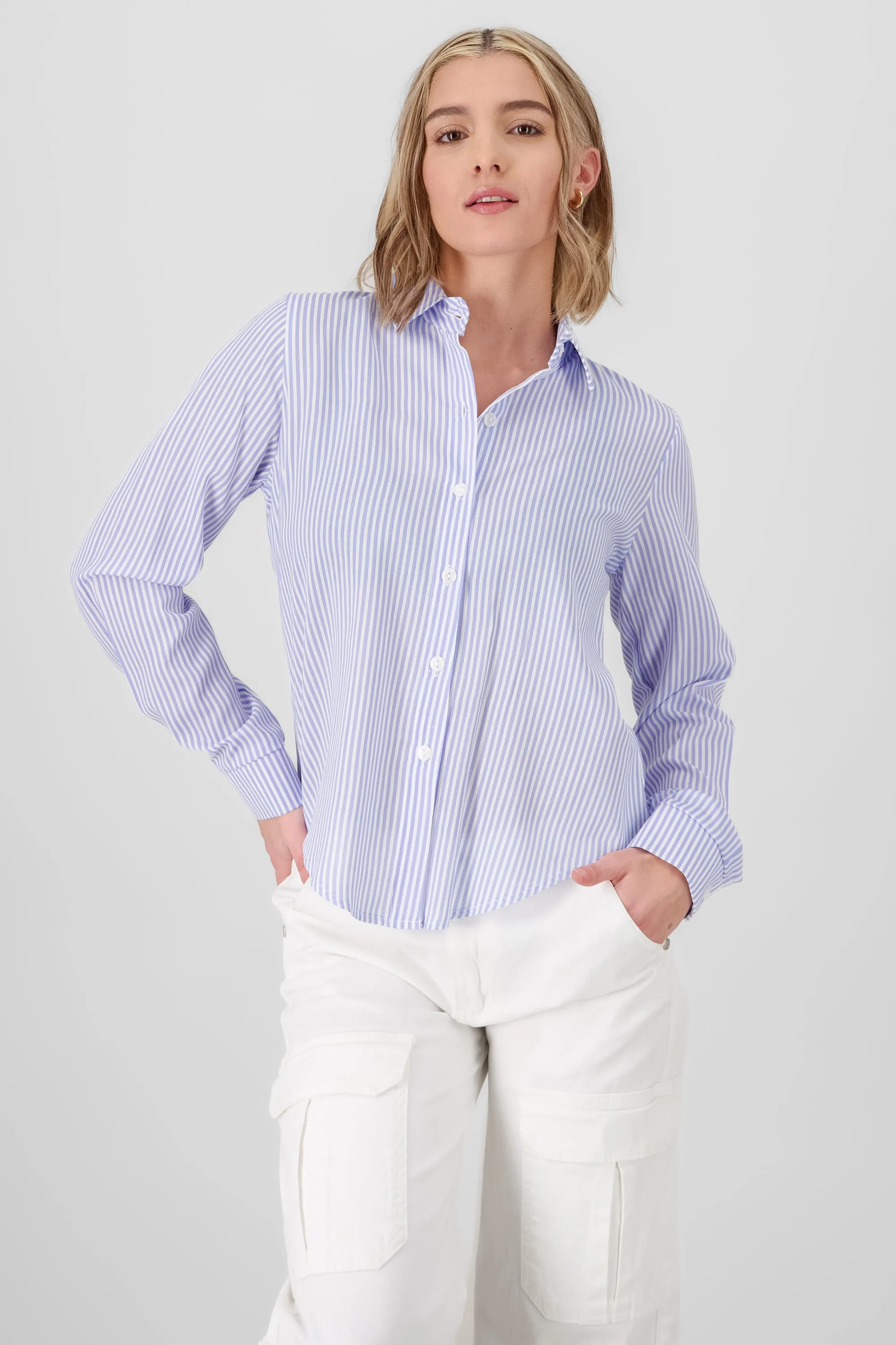 Camisa Rayas Asimétrica sold by Shasa