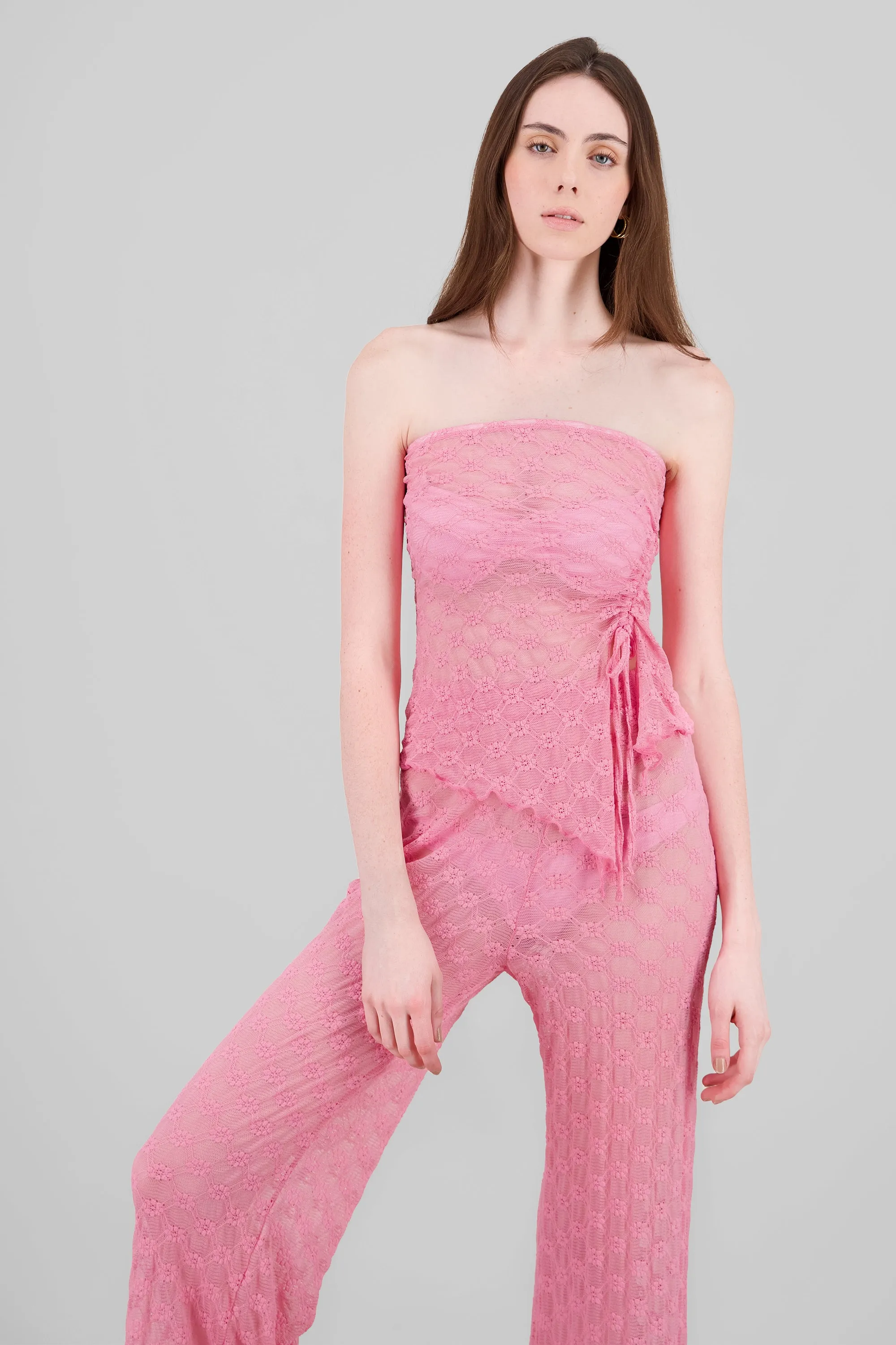 Top strapless encaje jareta costado sold by Shasa product image thumbnail 2