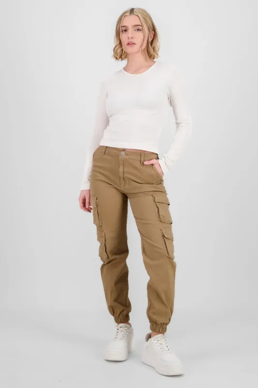 Jeans cargo monocolor sold by Shasa