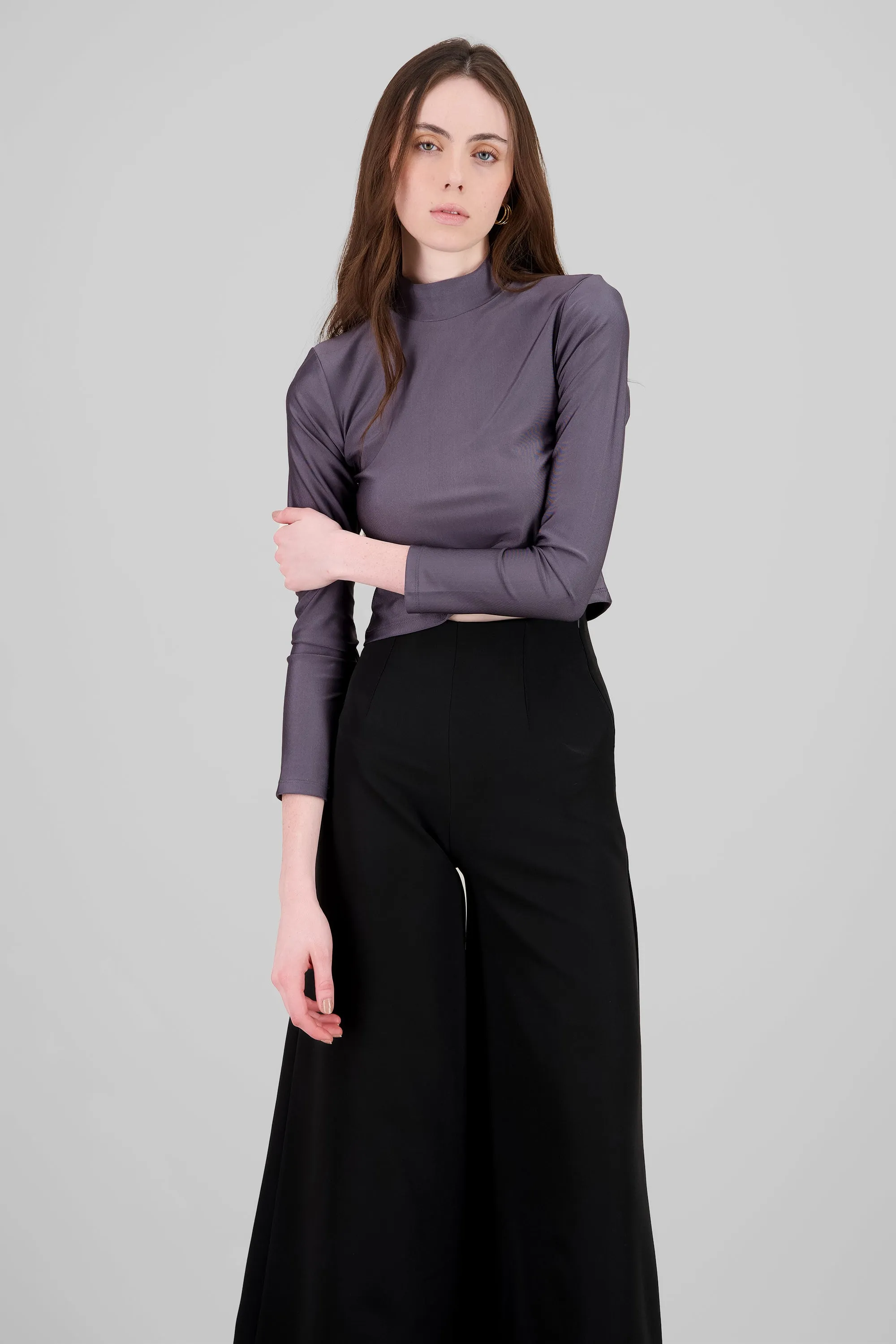 Top crop manga larga cuello sold by Shasa product image thumbnail 2