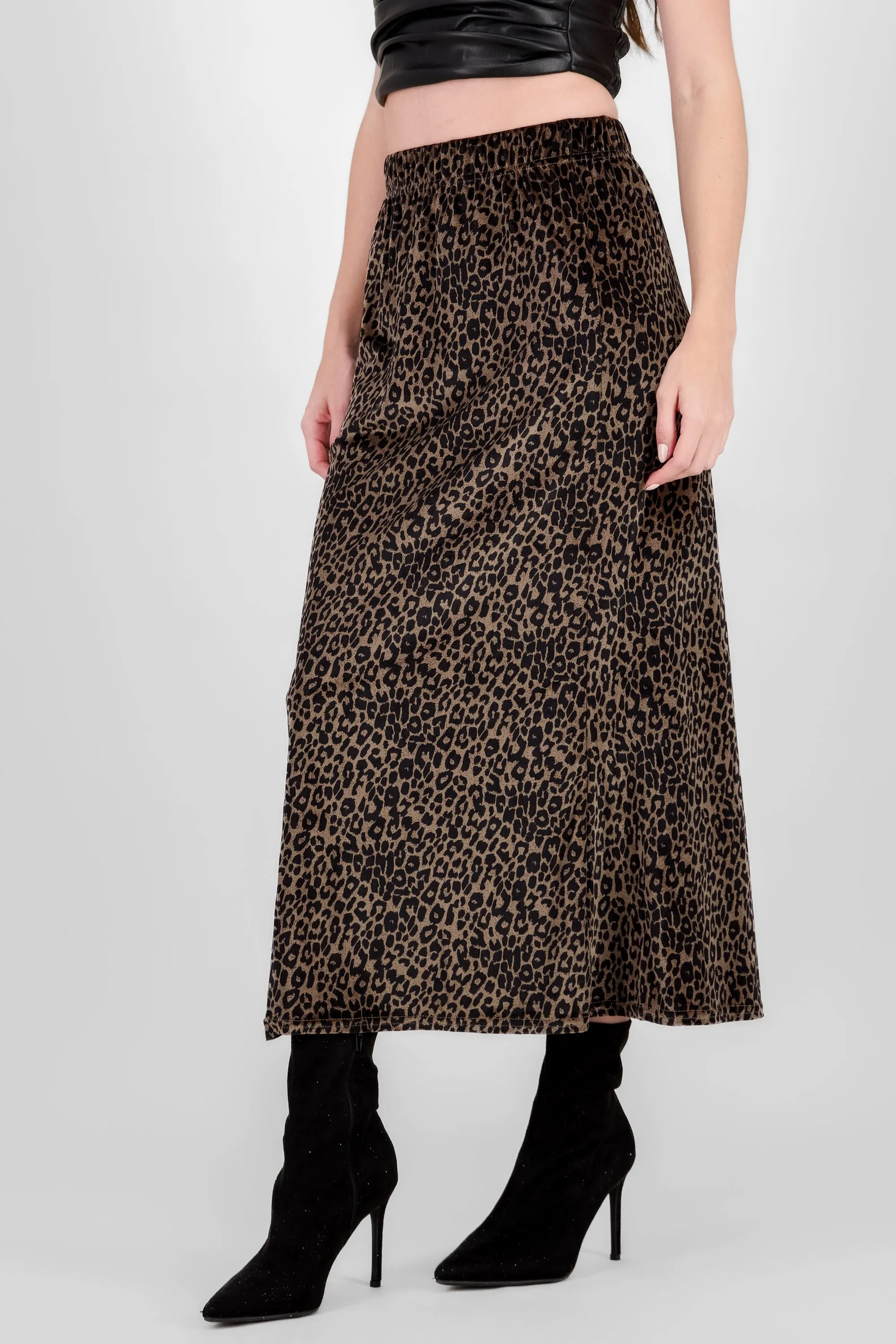 Maxi falda animal print terciopelo sold by Shasa product image thumbnail 3